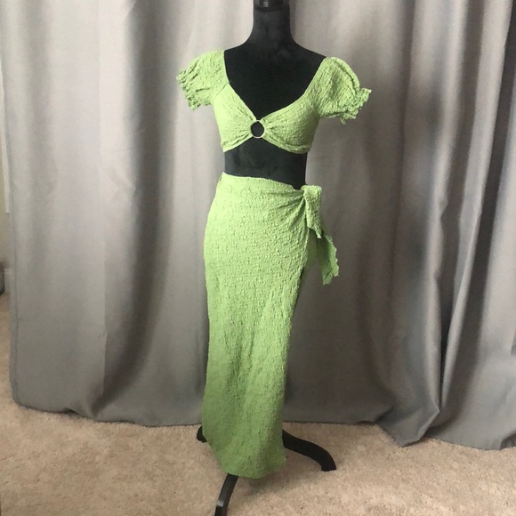 15 items mostly Shein Green Textured Women's Skirt - Picture 1 of 14